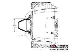 Jeep Wrangler JK Frame-Built Bumper Base - #1202 